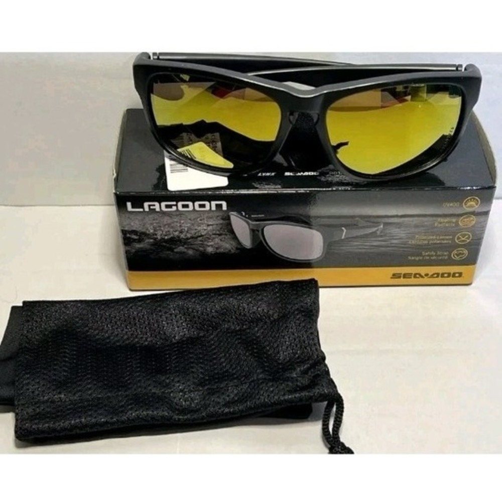 Sea-Doo Floating Polarized Lagoon Sunglasses -Brand New - Gold‎